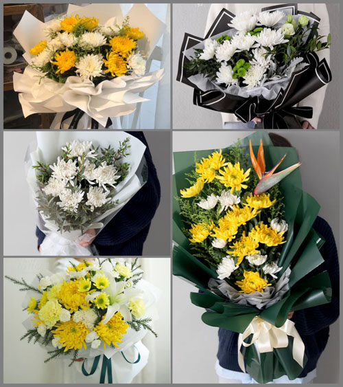 辽宁沈阳皇姑区辽河街道白事花束代送
